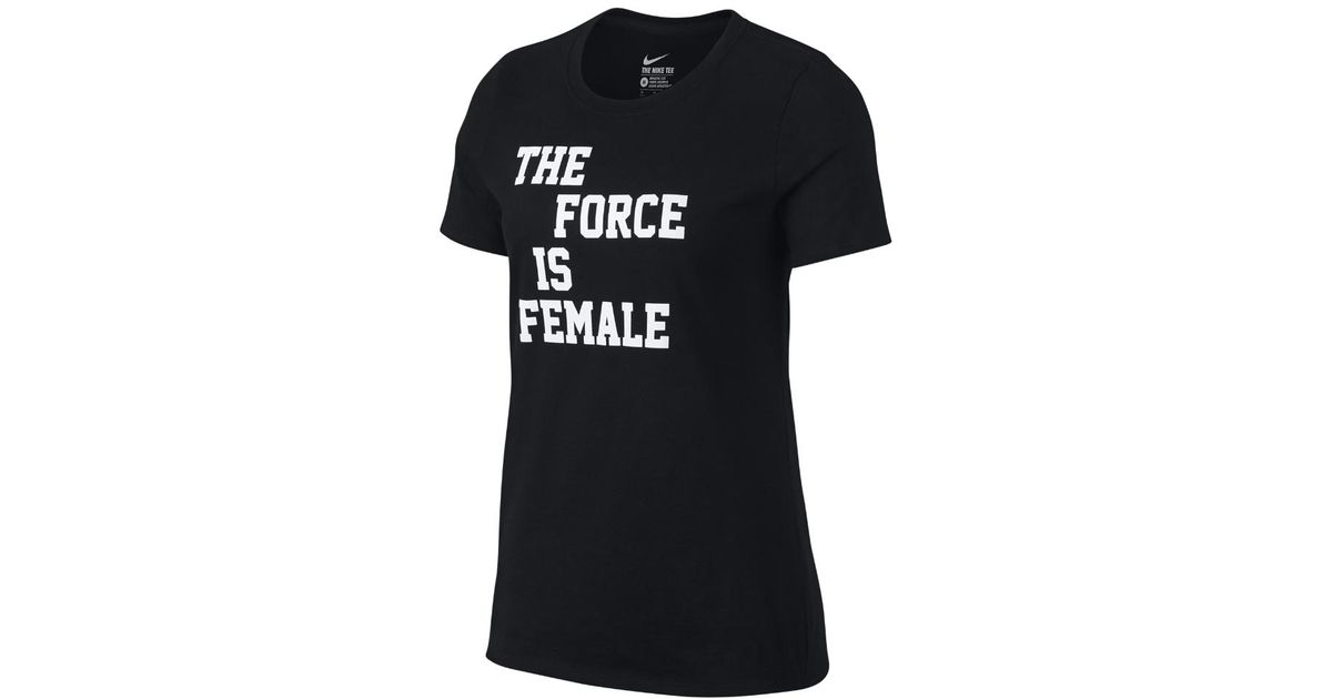 force is female nike shirt