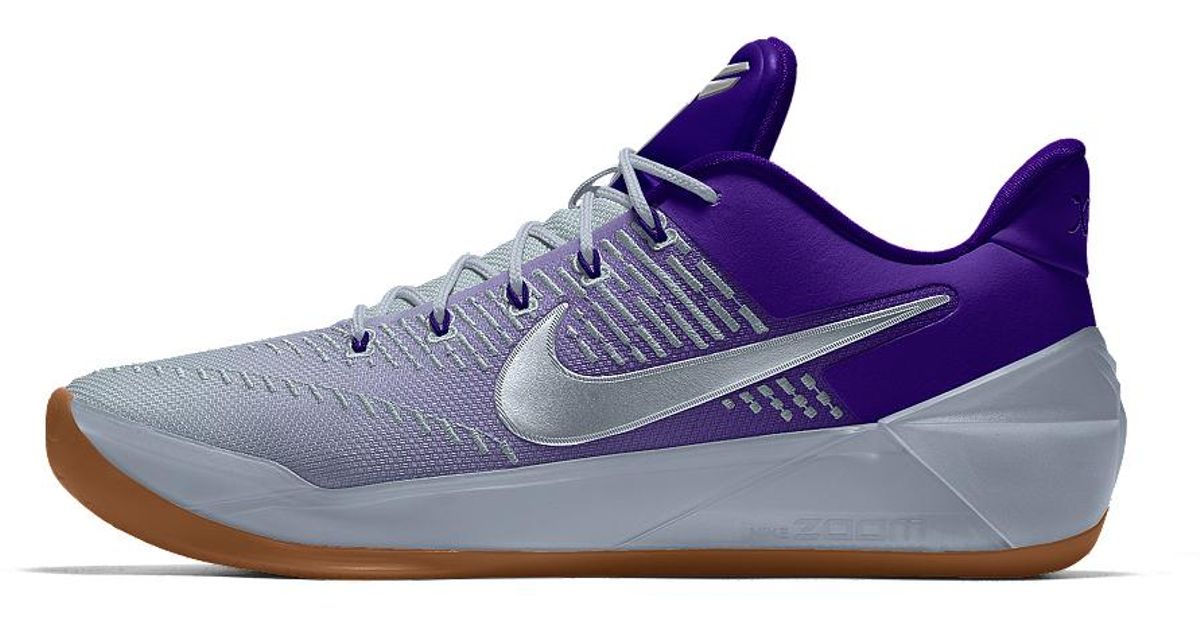 Men's kobe ad tb top basketball shoes - purple/yellow