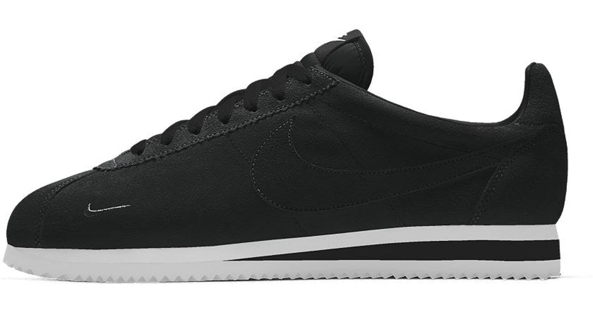 mens all black nike cortez