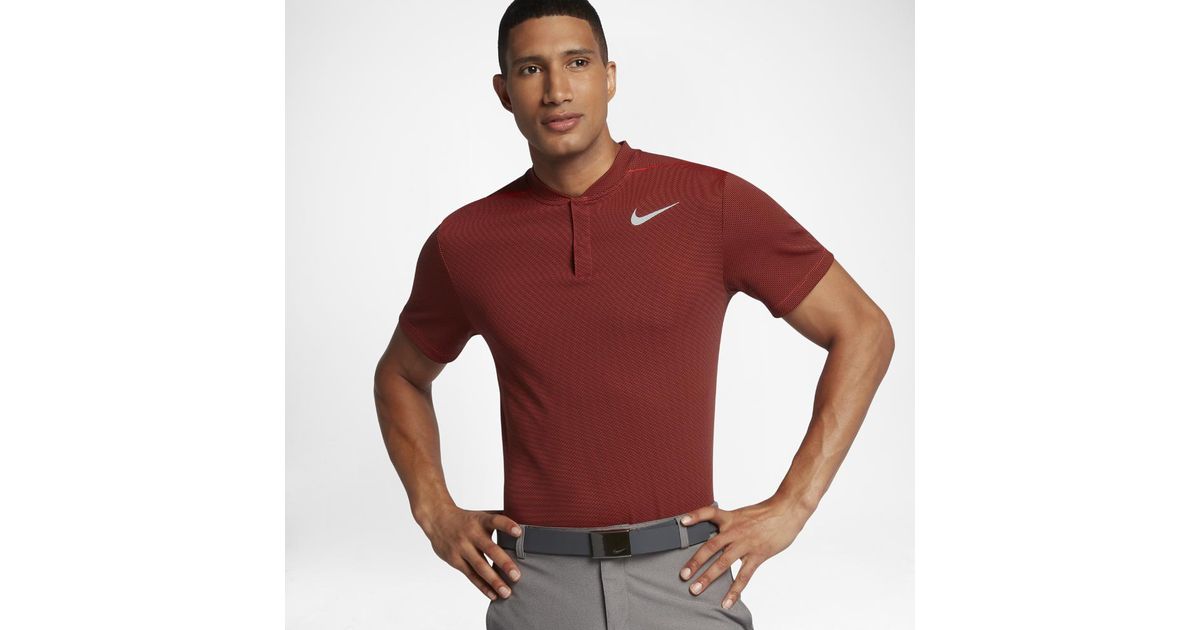 nike slim fit golf shirts