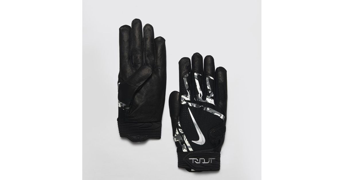 nike batting gloves black
