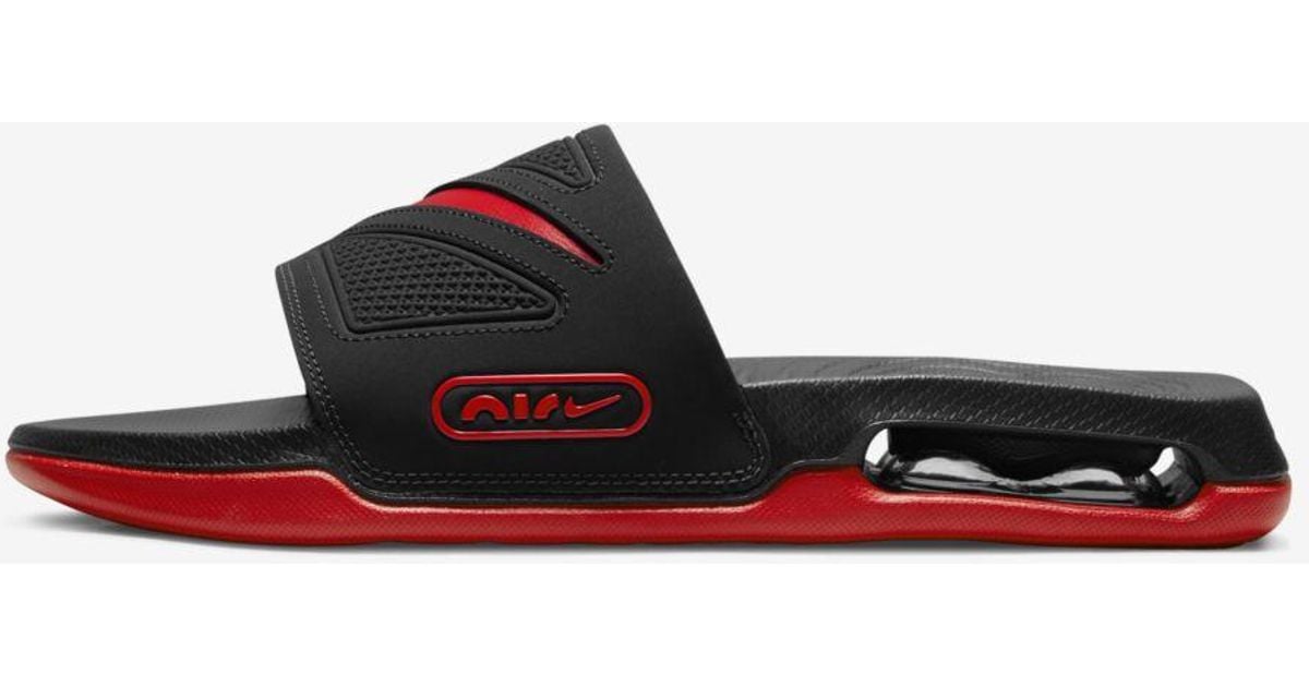 Nike Air Max Cirro Slides in Black,University Red,University (Red) for ...