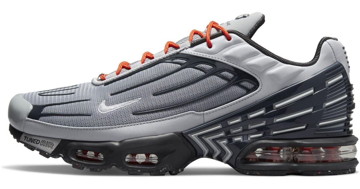 grey nike tuned 3