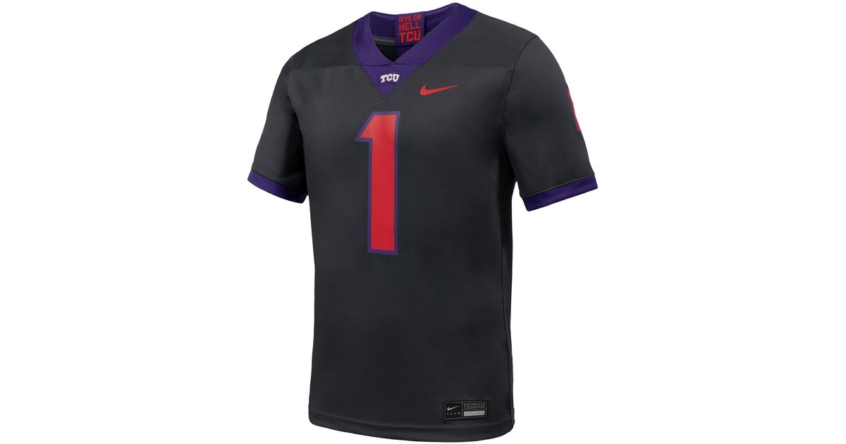 Java Blu Tcu Nike Tcu College Football Replica Jersey in Blue for Men | Lyst
