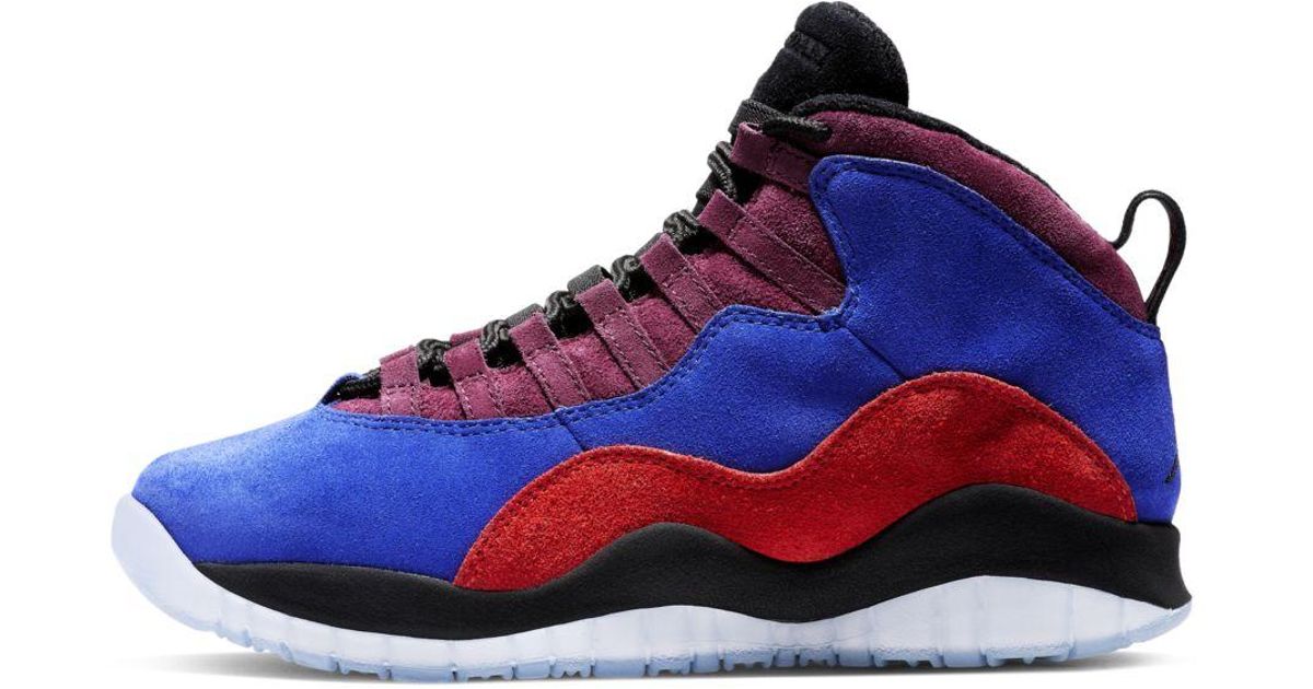 10s jordans red and blue