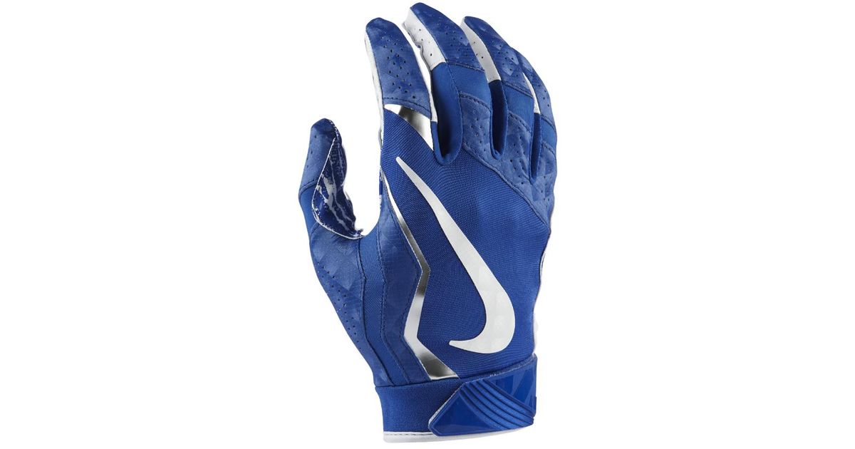 royal blue nike football gloves