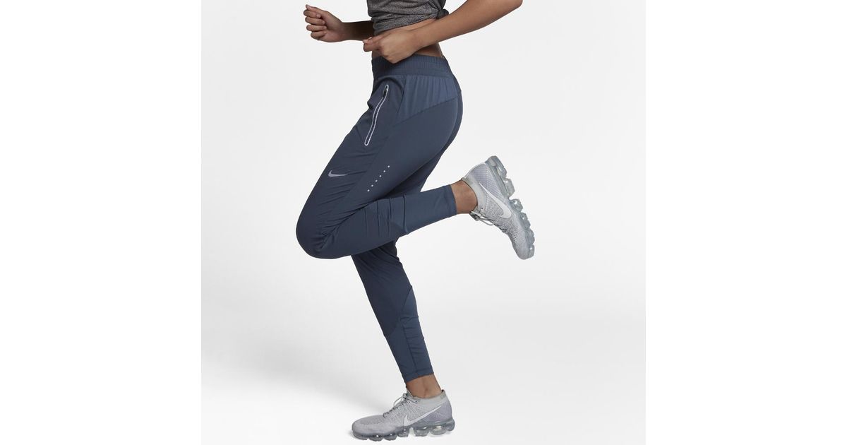 Nike Synthetic Swift Women's Running Pants in Blue | Lyst