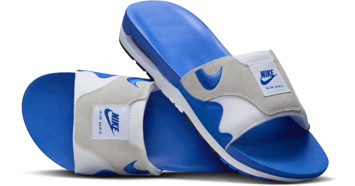 Nike Air Max 1 Slippers Voor in het Blauw voor heren Lyst NL