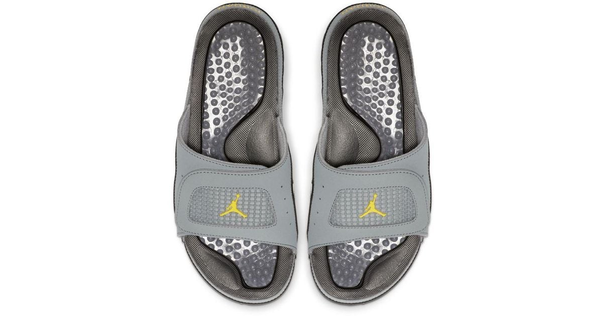 Nike Jordan Hydro 4 Retro Slide in Grey (Gray) for Men | Lyst
