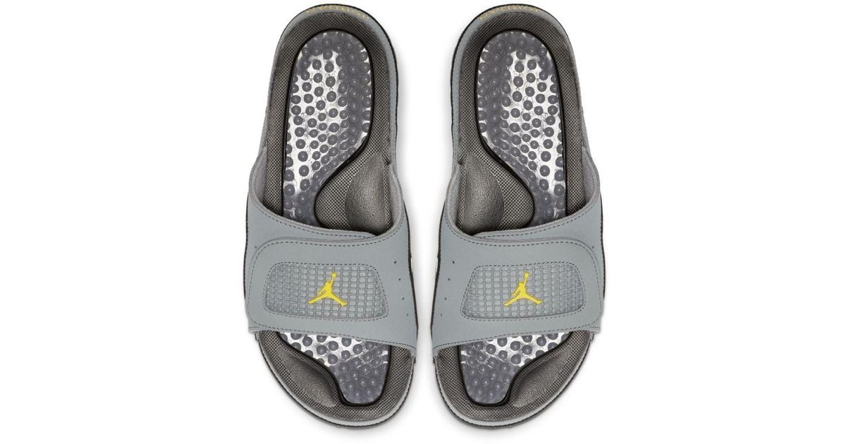 Nike Jordan Hydro 4 Retro Slide in Black for Men | Lyst