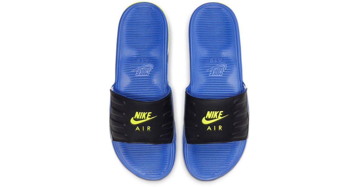 Nike Air Max Slide Blue for Men | Lyst