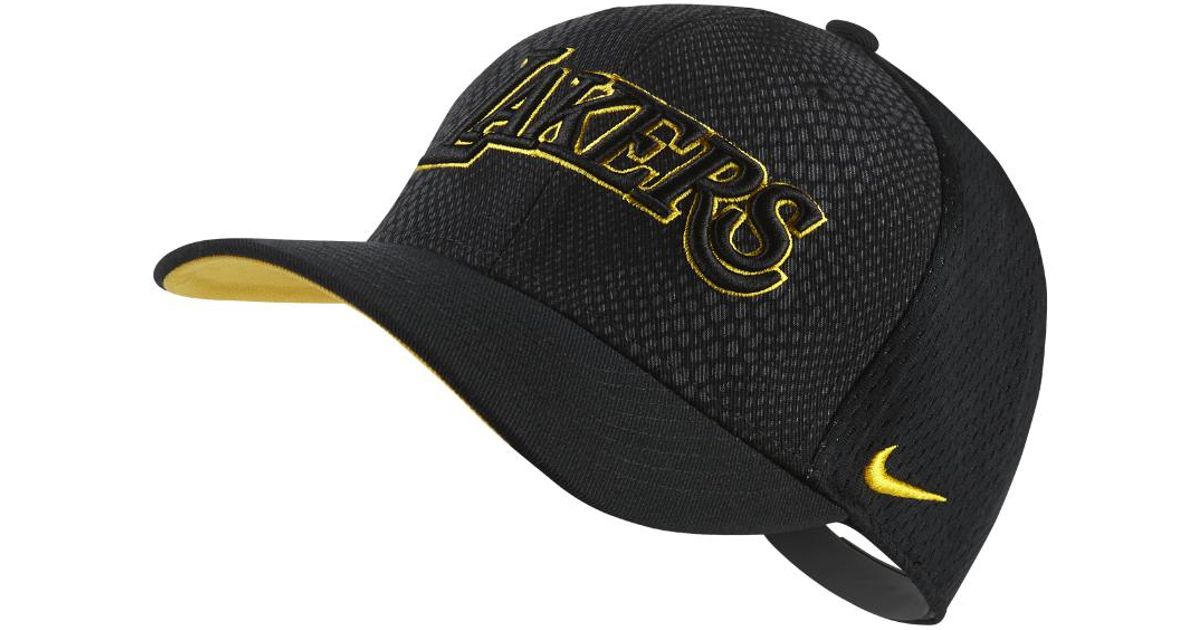 nike lakers cap