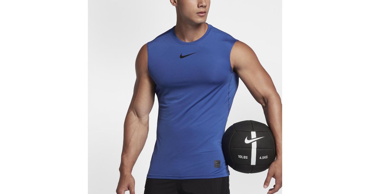 nike pro men's sleeveless training top