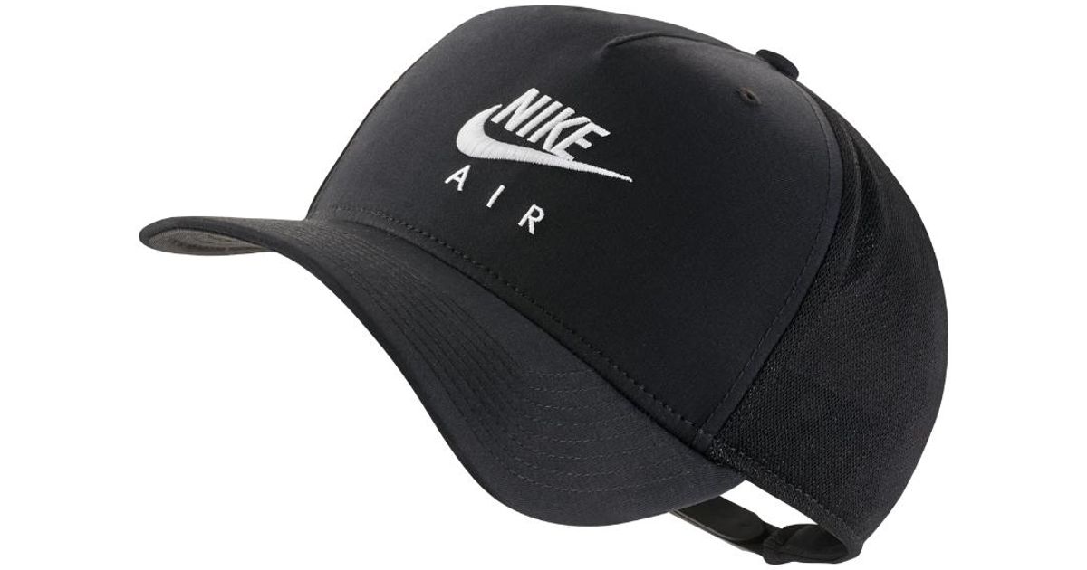 nike air black hat