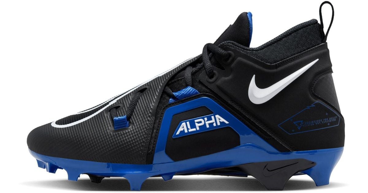 Nike Alpha Menace Pro 3 Football Cleats in Blue for Men | Lyst