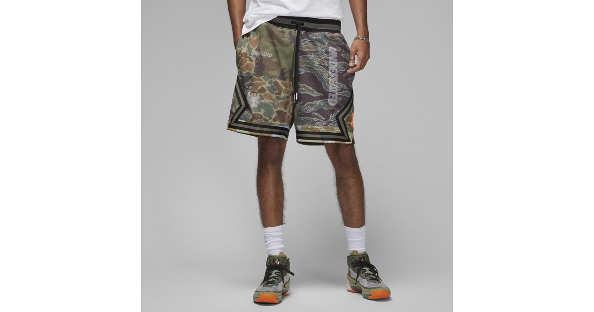 美品Jordan x undefeated camo ショートパンツ M Nike Air Jordan x Undefeated Basketball Short Mesh Camo