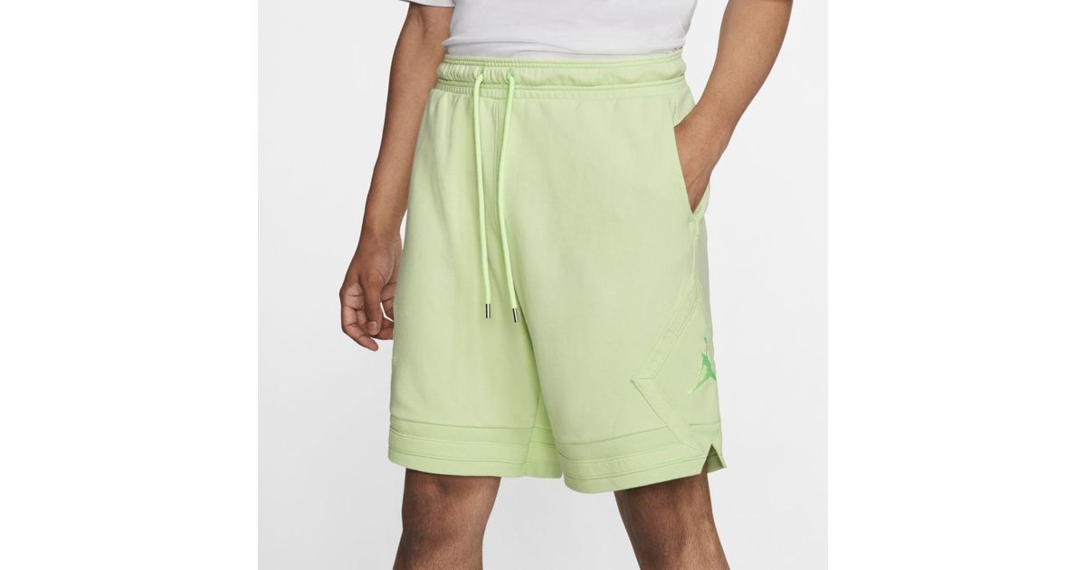jordan washed diamond fleece shorts