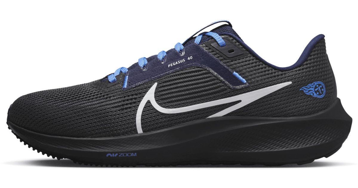 Nike Pegasus 40 (nfl Tennessee Titans) Road Running Shoes in Blue for ...