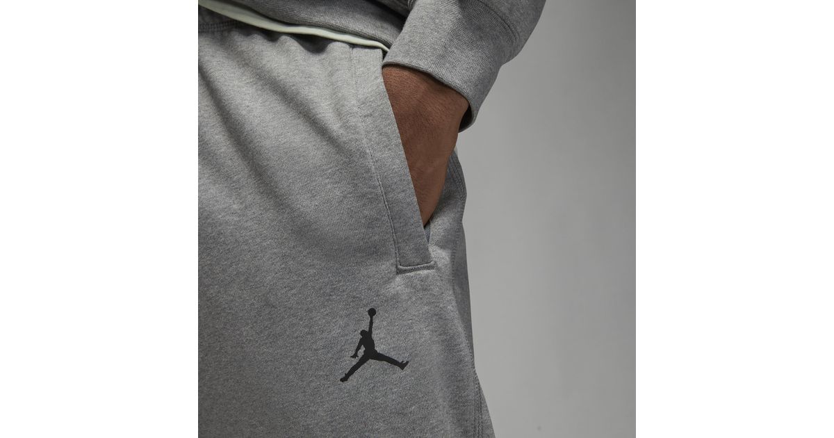 Nike Jordan Dri-fit Sport Crossover Fleece Pants in Carbon Heather ...