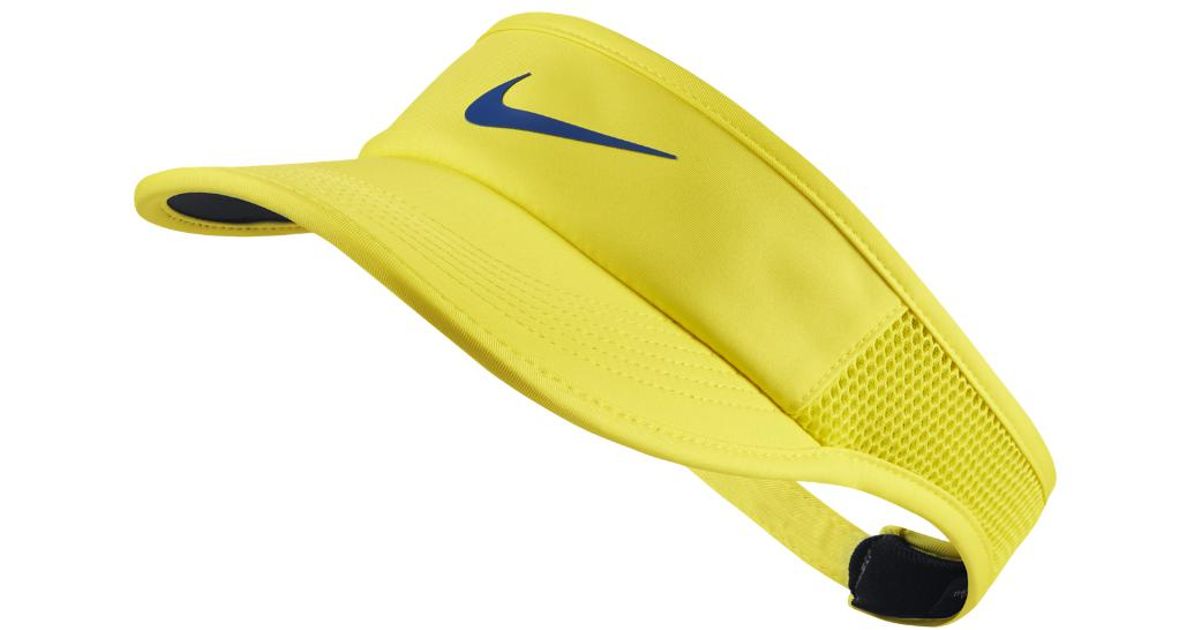 Nike Court Aerobill Women's Tennis Visor (yellow) | Lyst