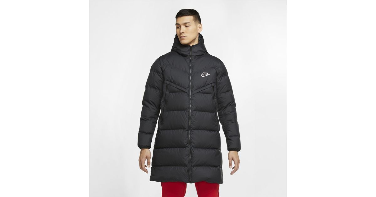 nike down fill windrunner shield parka