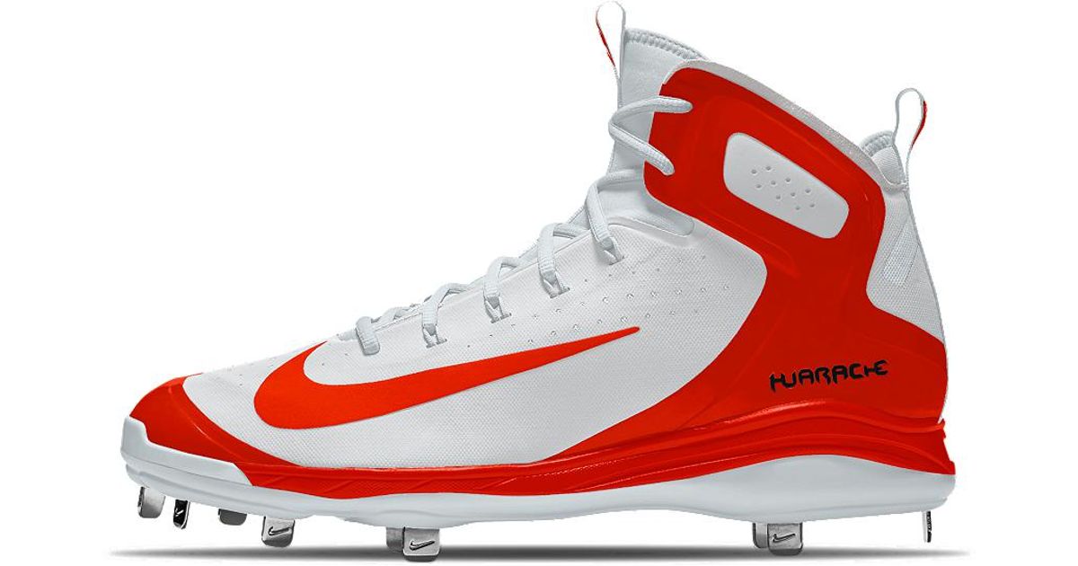 Nike Alpha Huarache Elite Mid Metal Id Men's Baseball Cleats in Red for Men  | Lyst