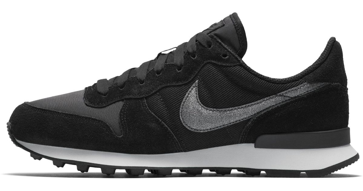 nike glitter shoes black