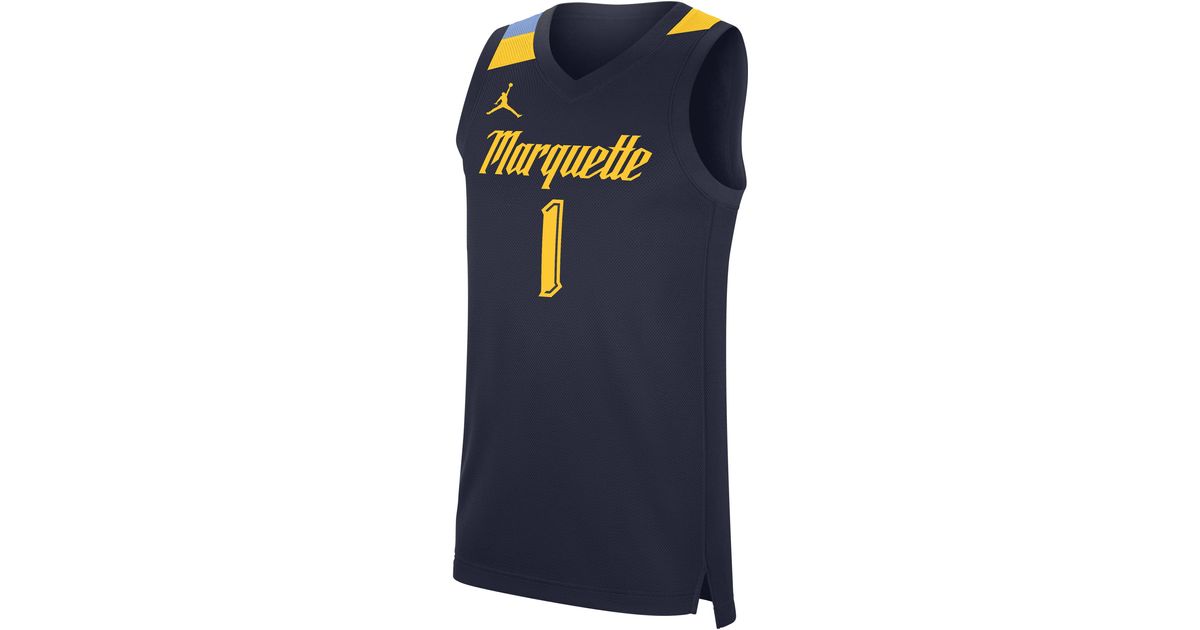 Nike College Replica (marquette) Basketball Jersey in Blue for Men Lyst
