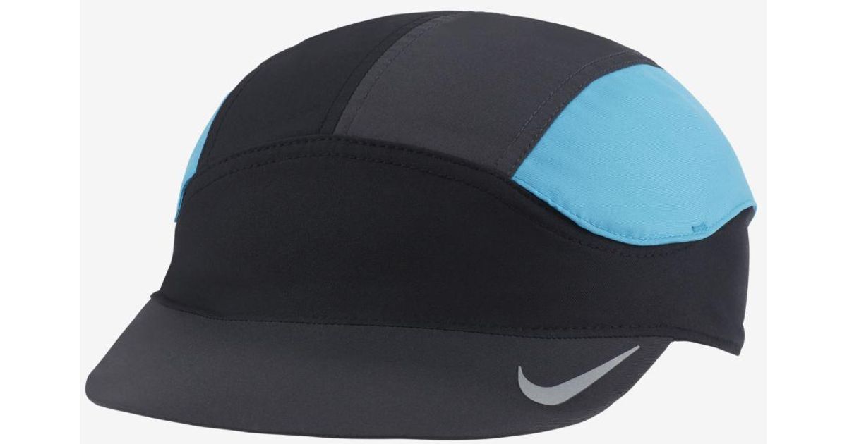 Nike Synthetic Dri-fit Tailwind Fast Running Cap in Black for Men - Lyst