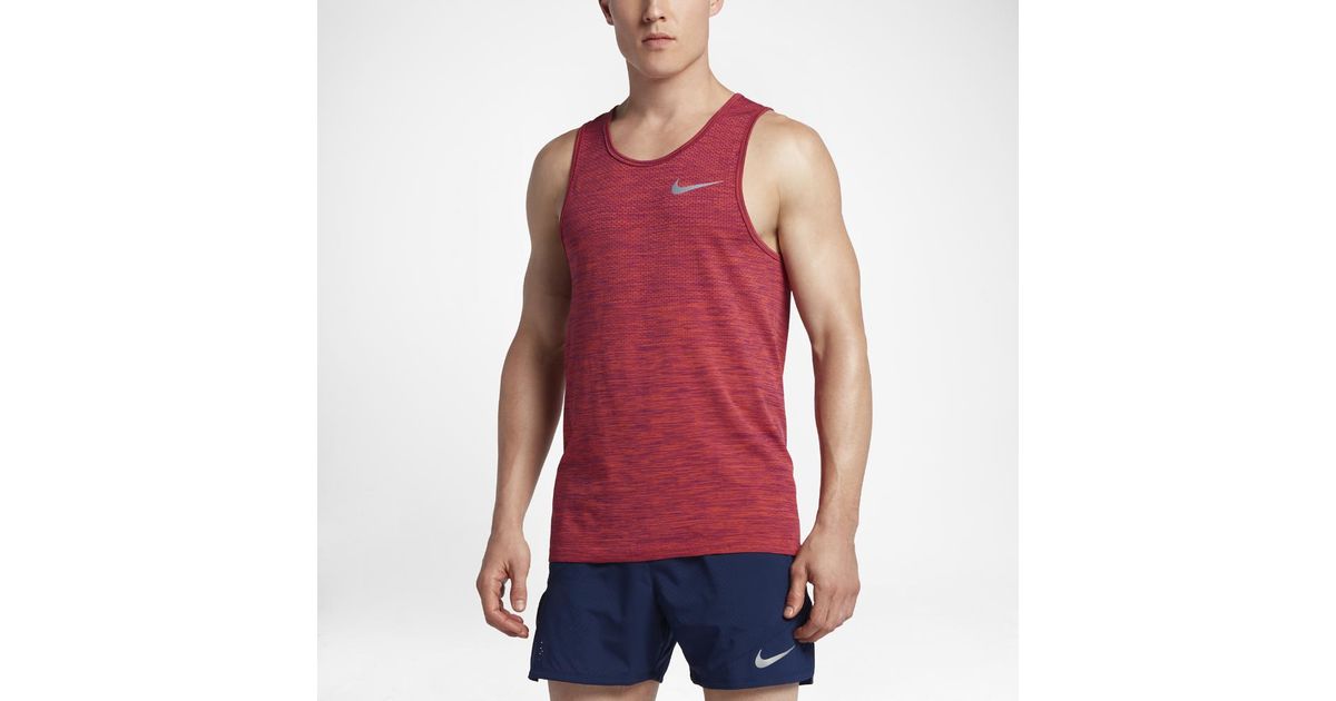 nike mens running tank