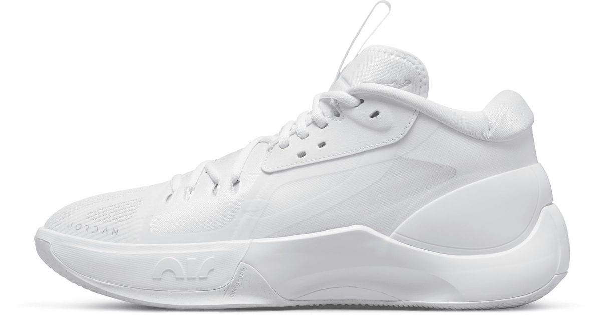 white jordan basketball