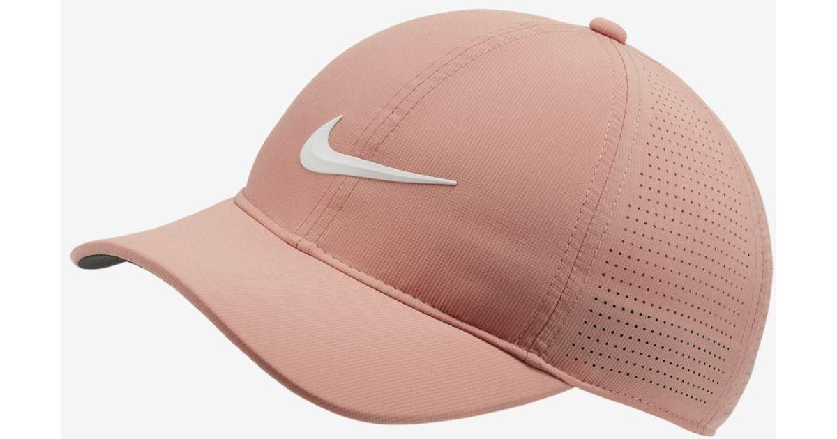 peach nike hat