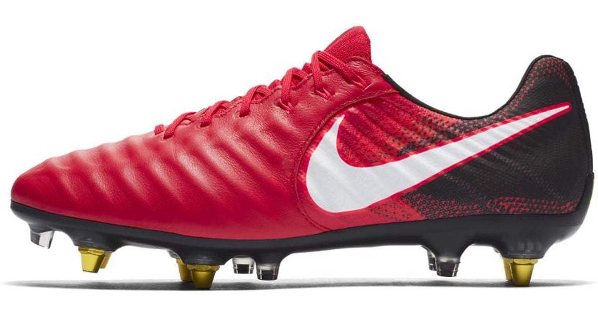 Nike Tiempo Legend Vii Anti-clog Sg-pro Soft-ground Soccer Cleats in Red  for Men | Lyst