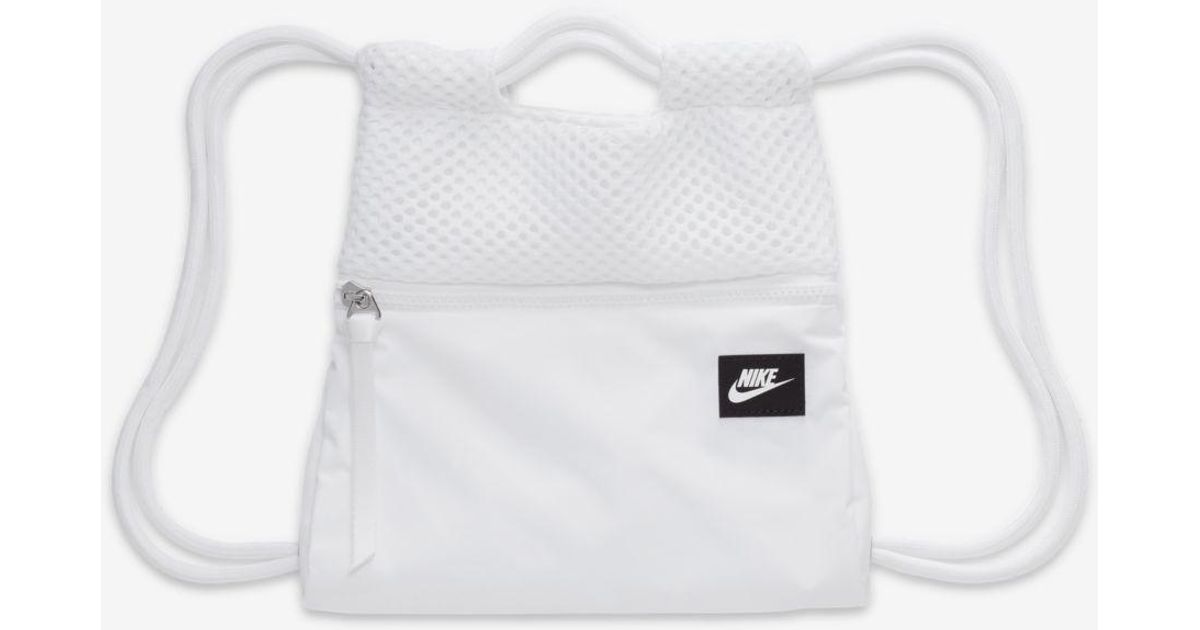Nike Air Gym Sack (extra Small) (white) - Clearance Sale - Lyst