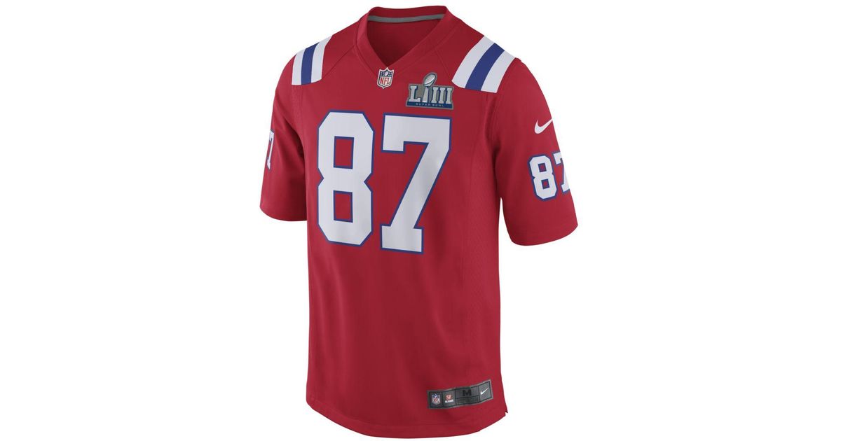 patriots red jersey