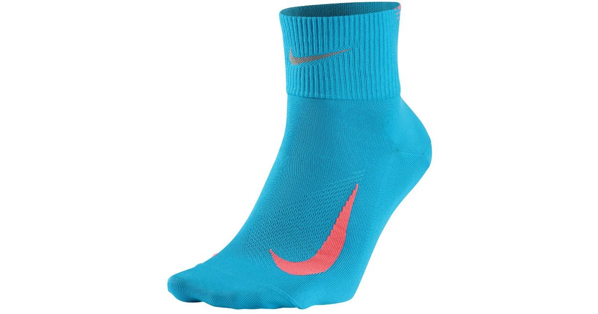 nike elite lightweight 2.0 quarter running socks