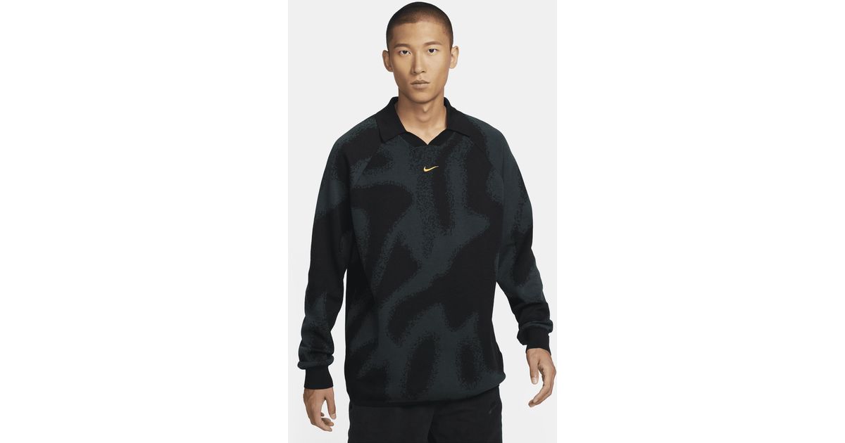 Nike Culture of Football Men's Knit Long-Sleeve Soccer Sweater