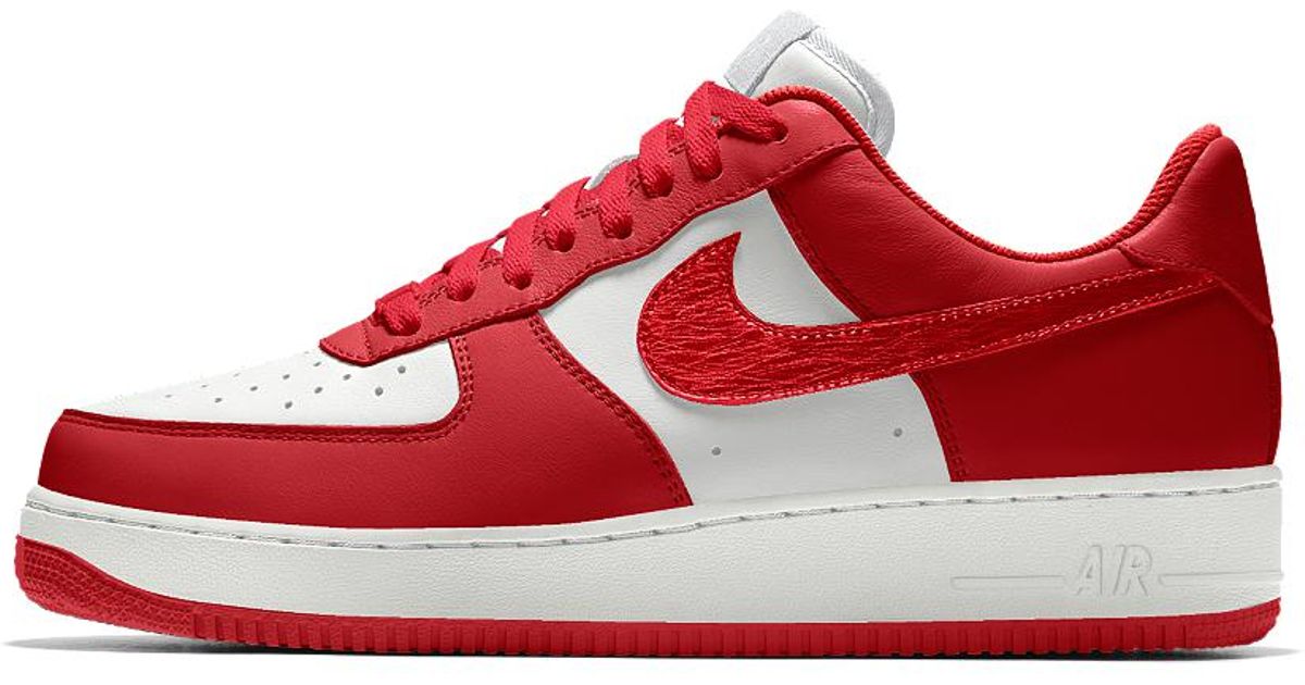 nike air force 1 low id red