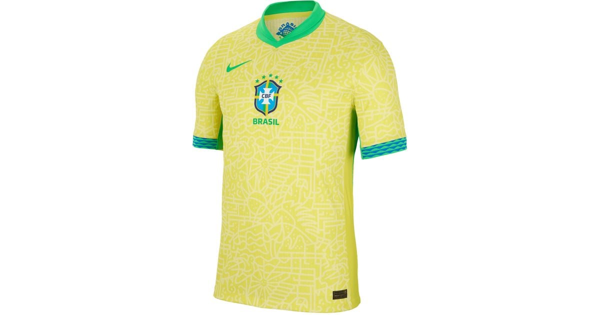 Nike Vini Jr. Brazil National Team 2024 Match Away Dri-fit Adv Soccer ...