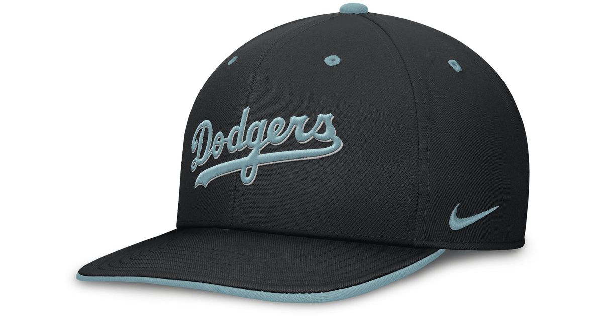 Nike dodgers hat dri fit black hotsell