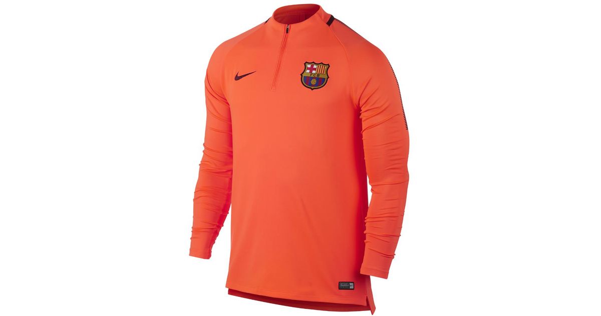 fc barcelona dry squad drill top