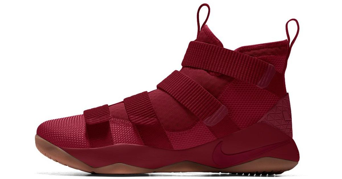 lebron soldier 11 burgundy