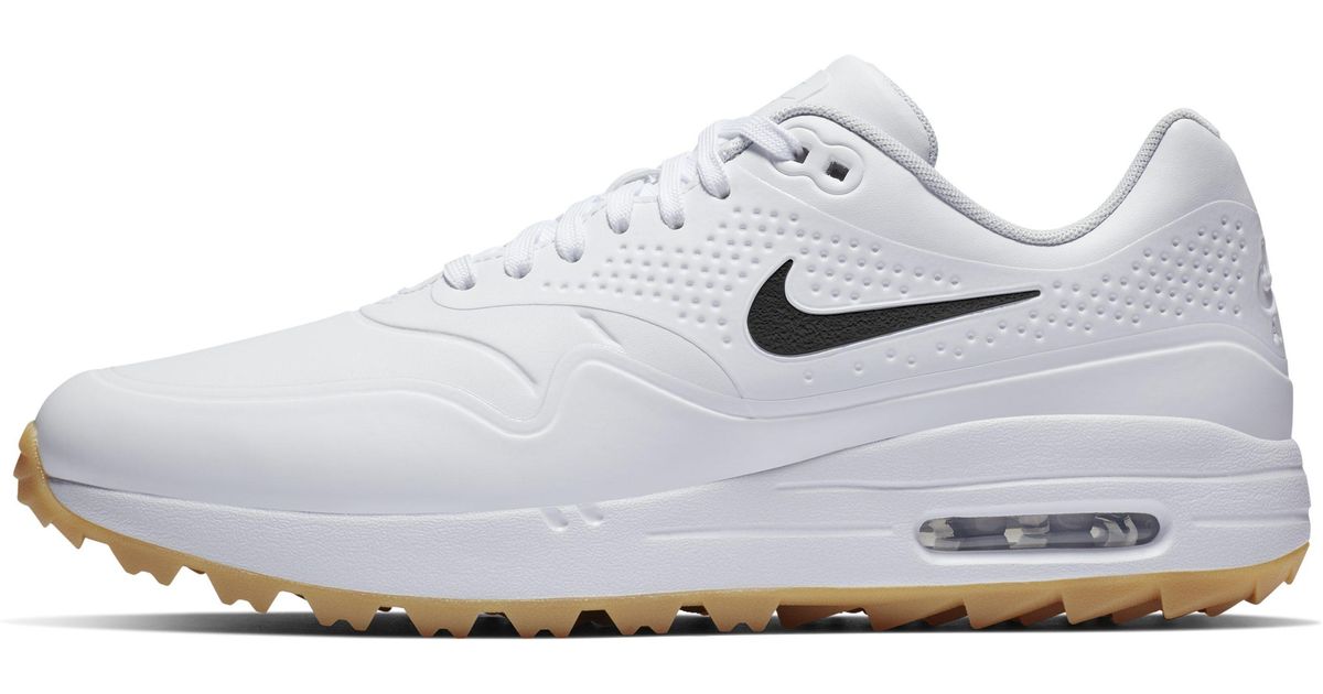 Nike Synthetic Air Max 1 G Golf Shoe in White for Men - Lyst