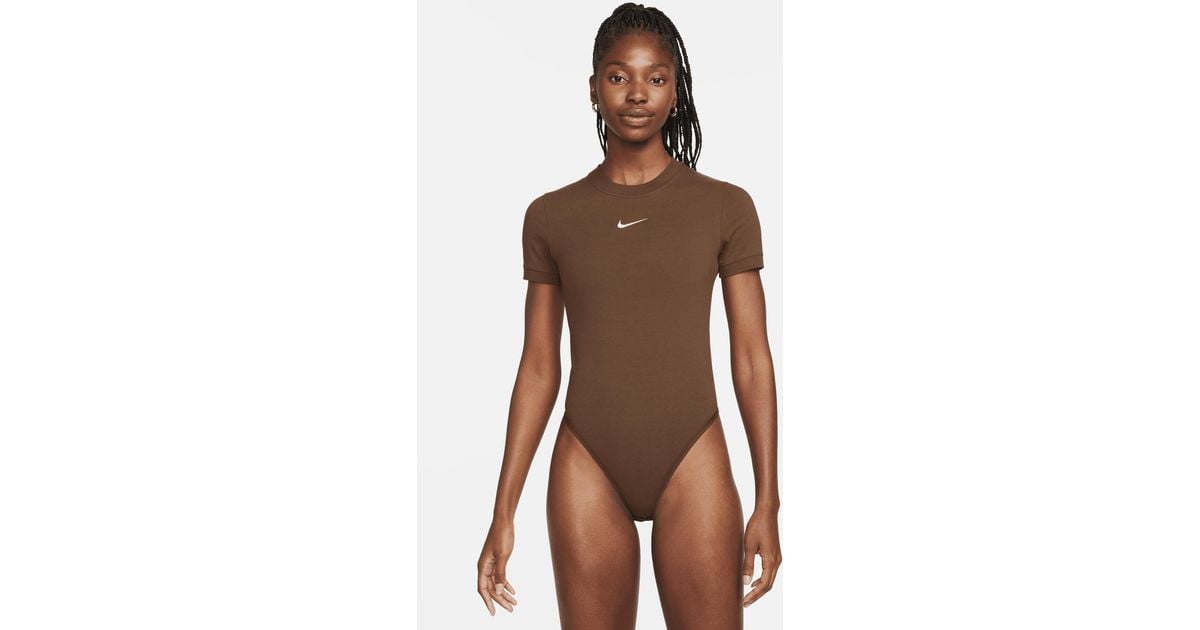 Nike short sleeve bodysuit sales