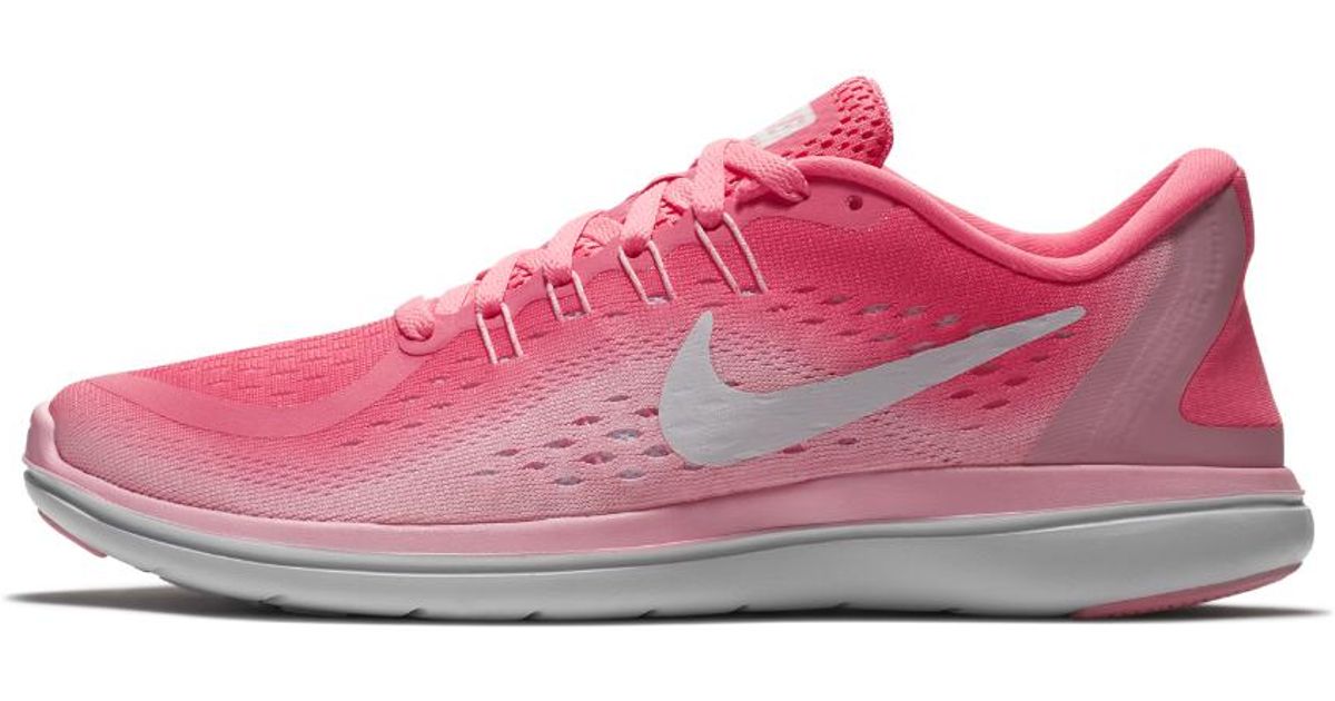 Nike Flex 2017 Rn Women's Running Shoe in Pink | Lyst