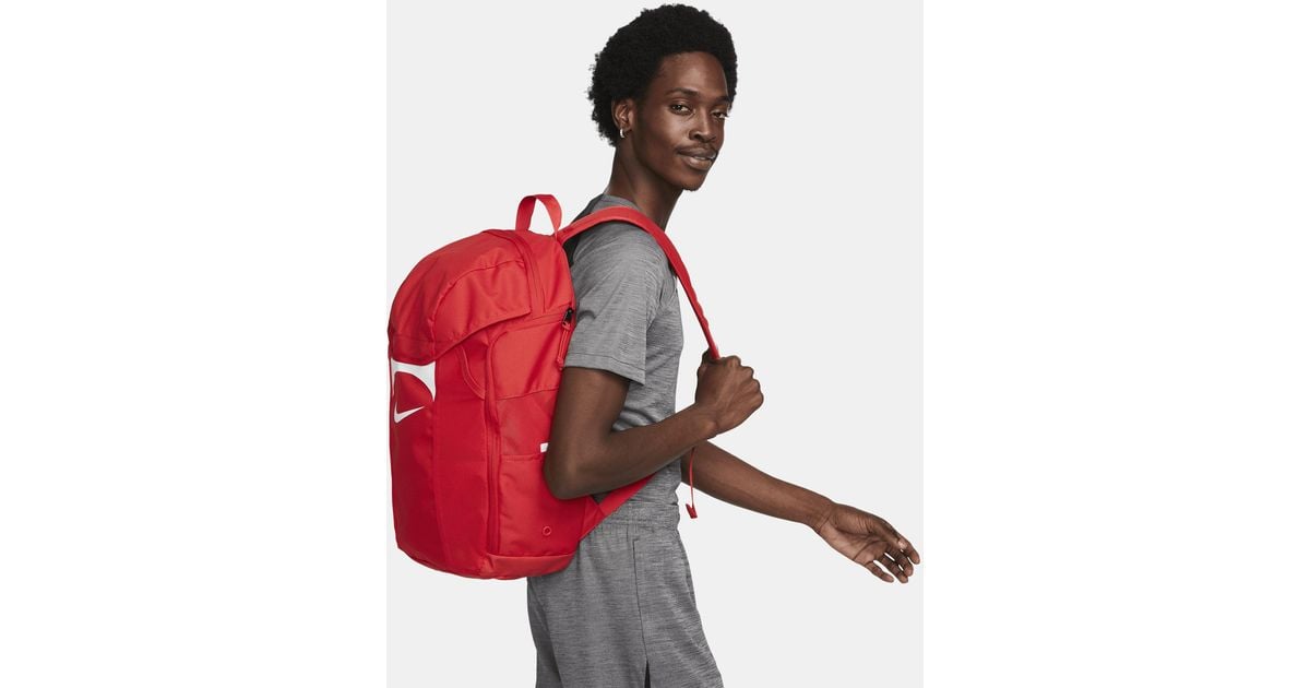Nike Academy Team Backpack (30l) in Red for Men | Lyst