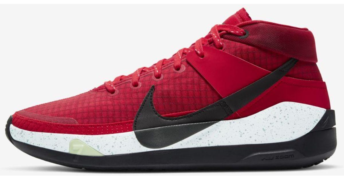 Nike Kd13 Basketball Shoe in University Red,White,Black (Red) for Men