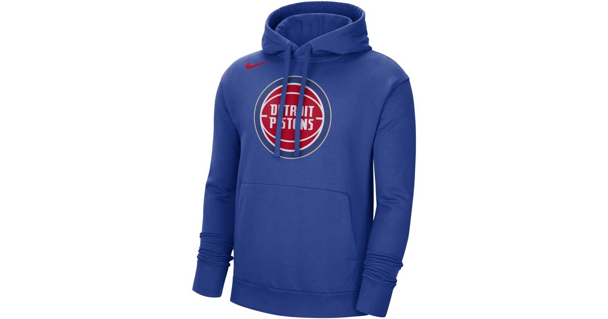 pistons hoodie nike