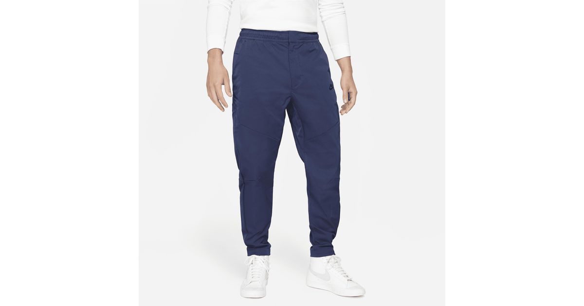 Nike Sportswear Tech Essentials Unlined Commuter Pants In Blue, for Men