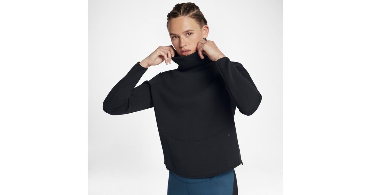nike women's pullover therma flex top